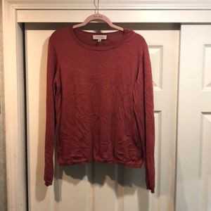 Pinkish Orange sweater size XL